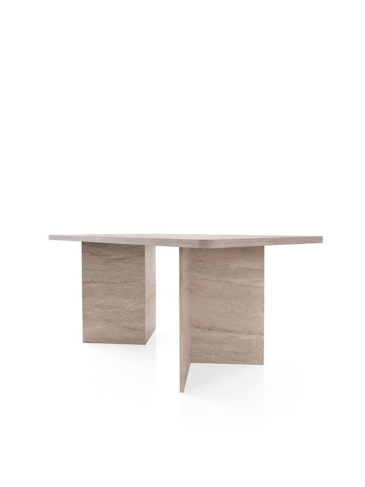 Hanah Home Mesa de Comedor Loft - 2931 en Travertino Hanah Home Mesa de Comedor Loft - 2931 en Travertino